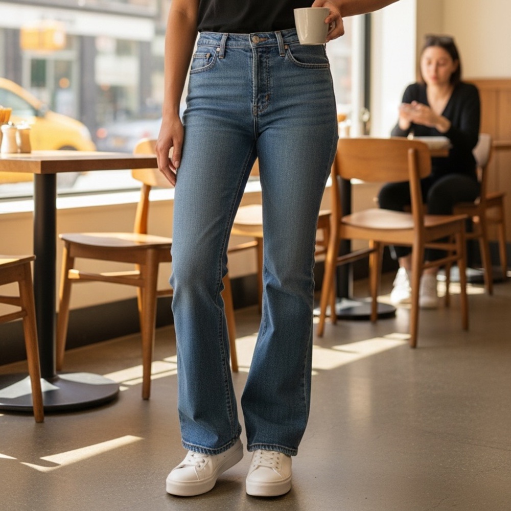 American Eagle Outfitters Blue Flare Jeans